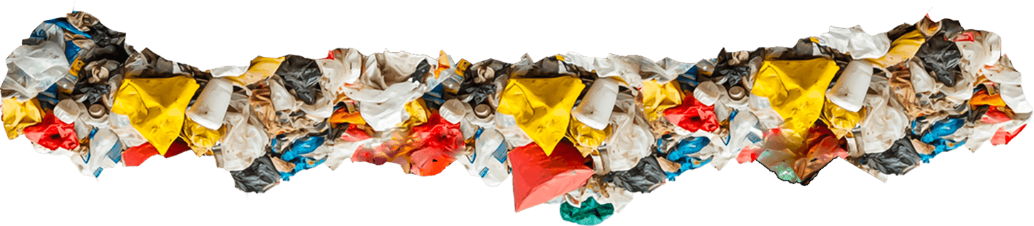 Decorative waste banner