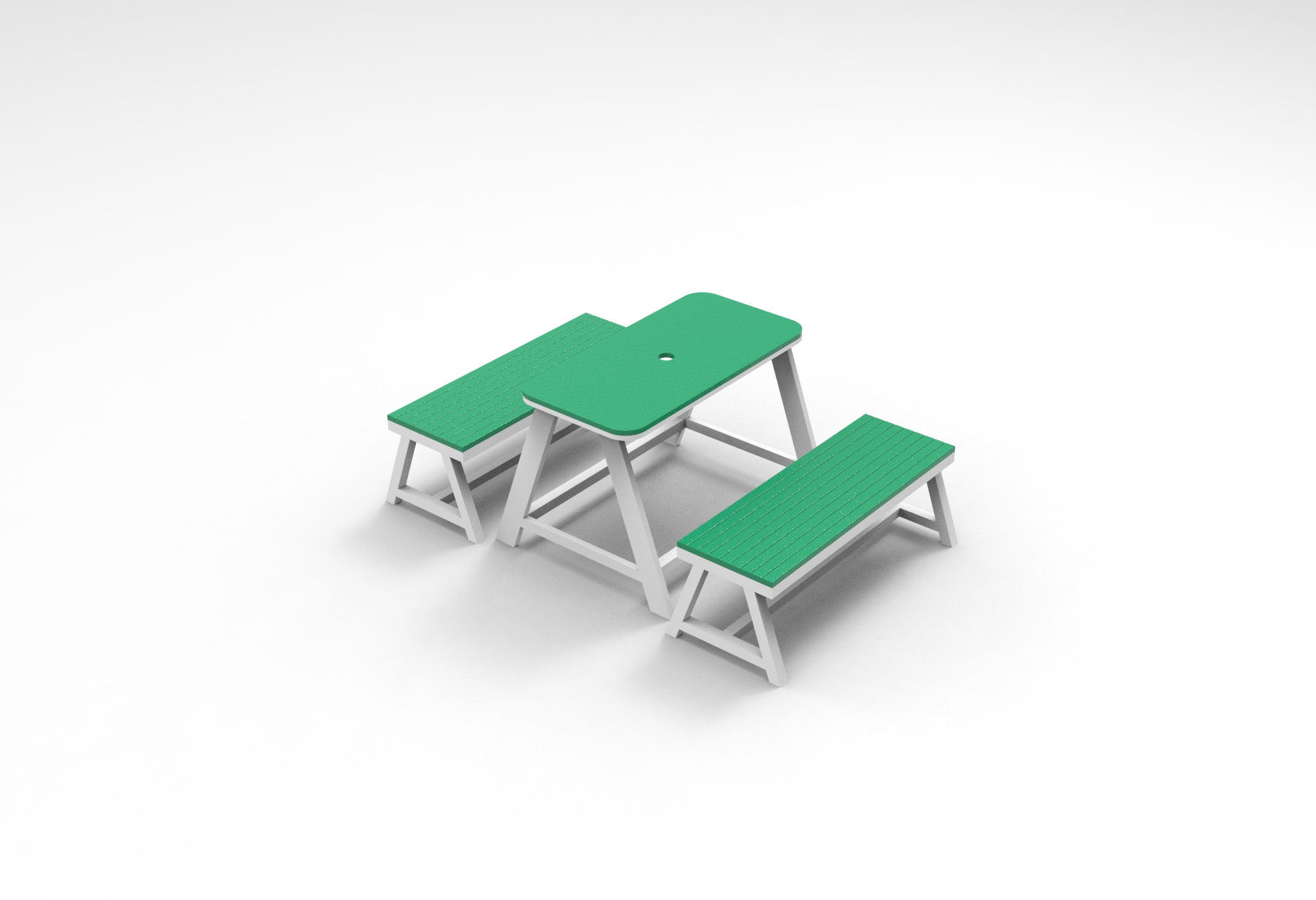 Picnic Dining set in green