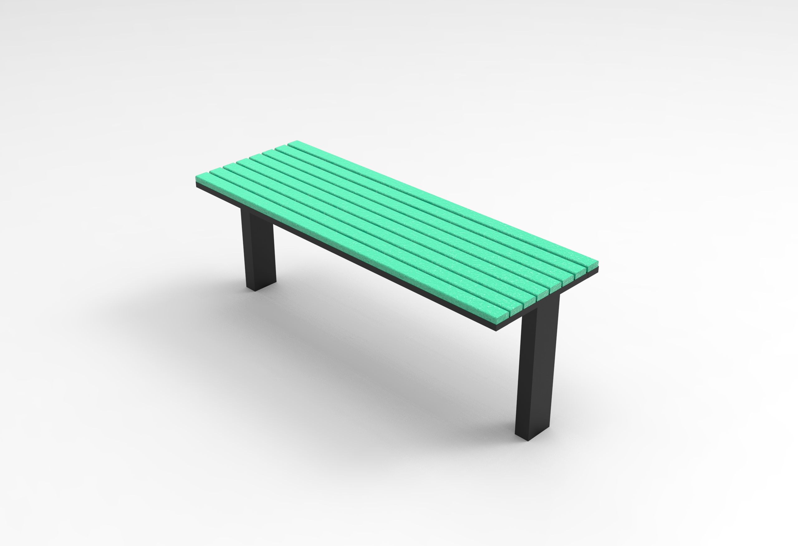 Public Table in green